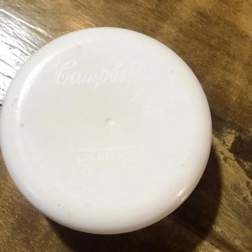 Vintage Campbells Soup Red Plastic Container‎ Storage Jar Collectible